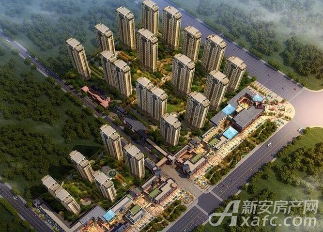 禹洲中央城鸟瞰图