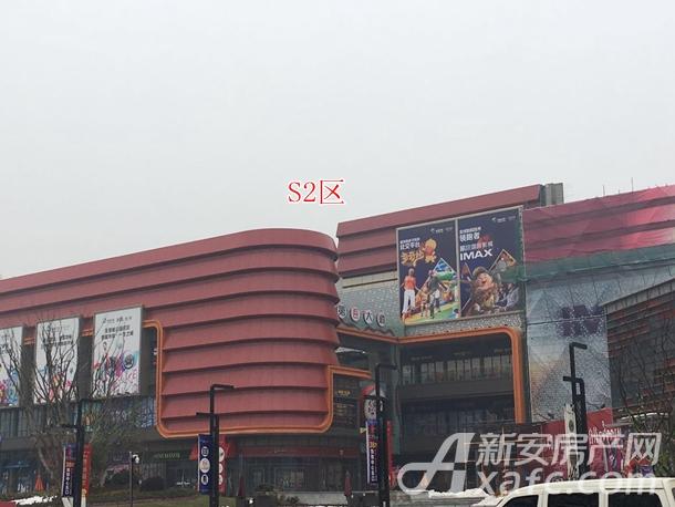 新城吾悦广场1月项目进度:第吾大道外面建设完成