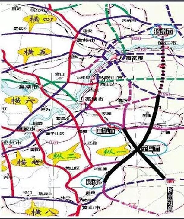 芜黄高速线路图