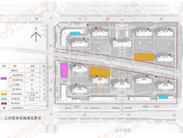 舜耕樾府配套设施分析图