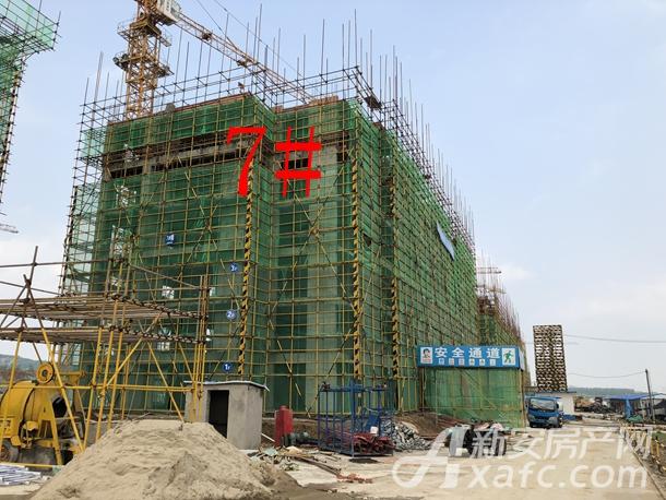 【东方蓝海舜耕华府 】5月项目进度:最高建设8层