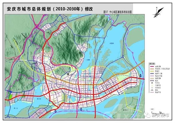 中心城区道路系统规划图