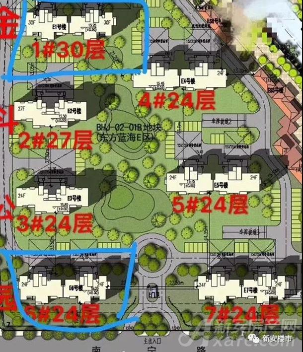 楼栋分布位置 楼栋分布位置