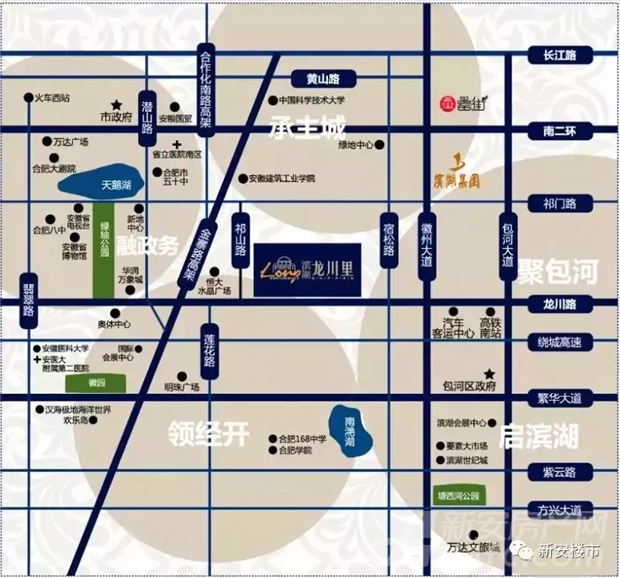 滨湖龙川里区位图 滨湖龙川里区位图