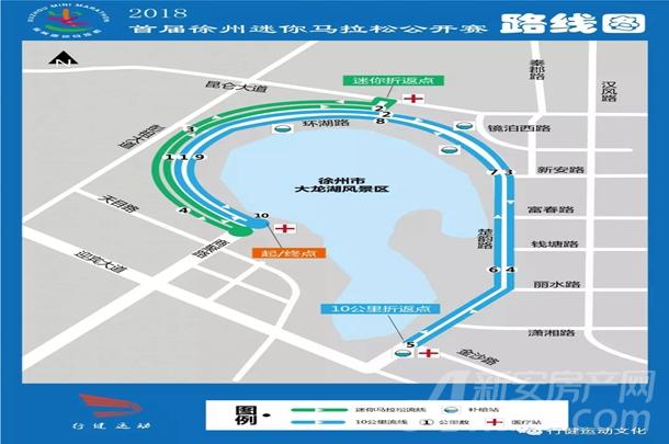 首届徐州迷你马拉松路线图发布