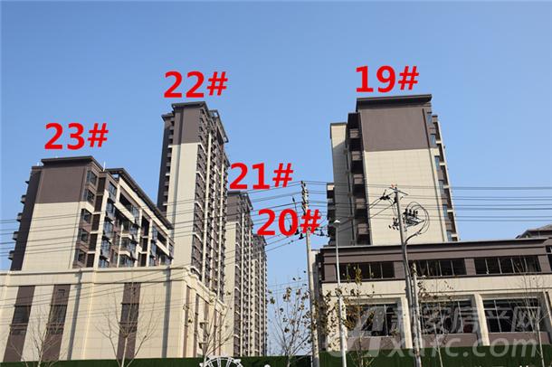 金科海昱东方1月项目进度二期洋房主体建筑初现