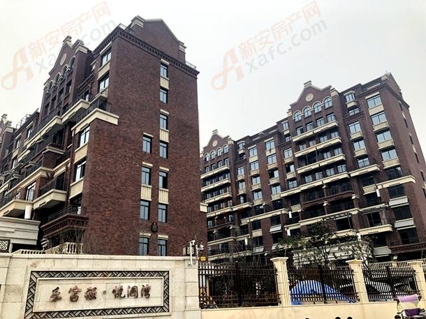 乐富强悦澜湾1月工程进度北区住宅外墙施工中