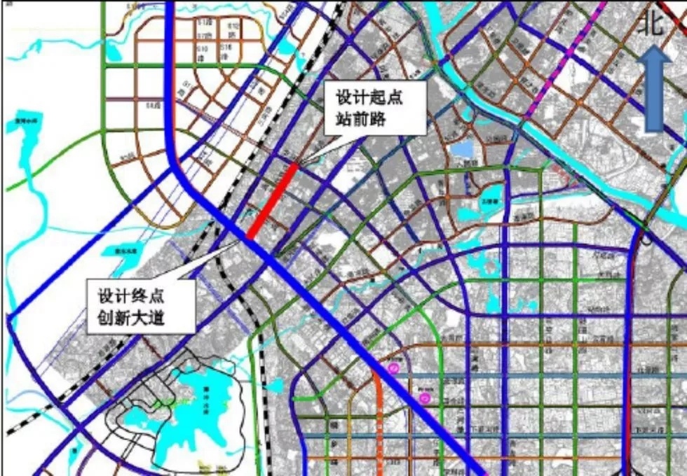 翡翠路南延与创新大道“牵手” 翡翠路南延与创新大道“牵手”