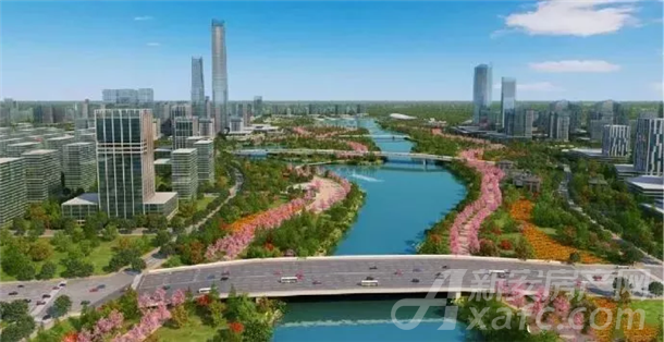 南淝河沿岸景观效果图 南淝河沿岸景观效果图
