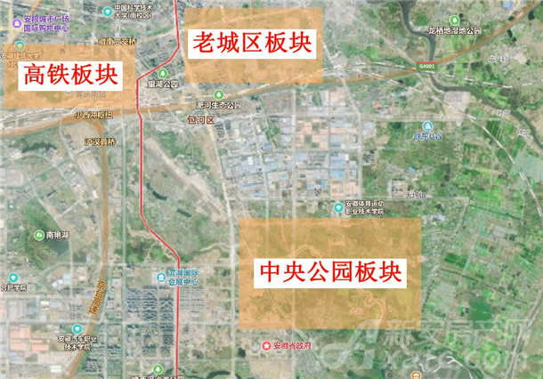 包河区三大板块