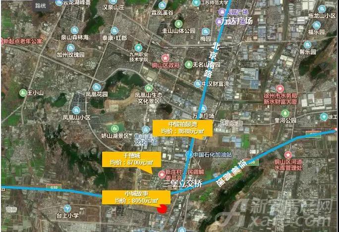 但怎奈短板太多亮点太少,项目地处铜山区边缘板块三堡镇,可吸纳的购房