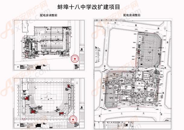 蚌埠十八中学规划总平面图新鲜出炉!