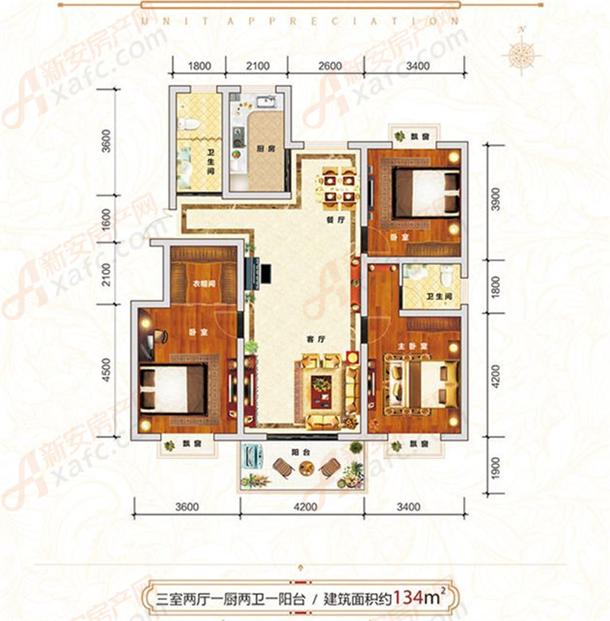 东方家园二期户型图图片